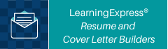 Learning Express Resume and Cover Letter Builders button.